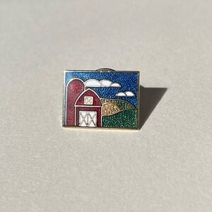 Vintage Laura Fanella Farmhouse Pin